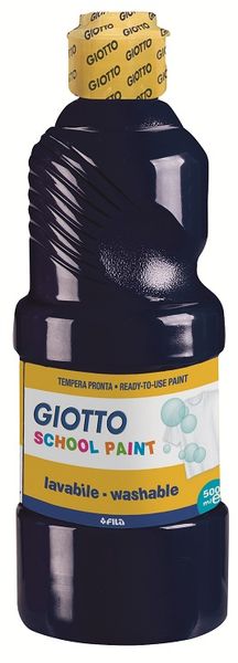 Giotto School Paint 500ml - Black