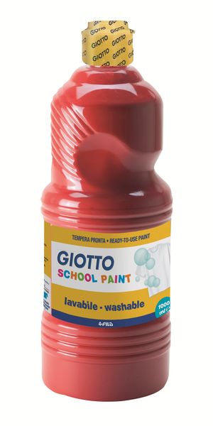 Giotto School Paint 1000ml - Scarlet Red