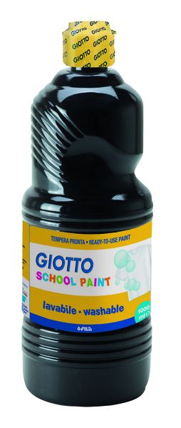 Giotto School Paint 1000ml - Black
