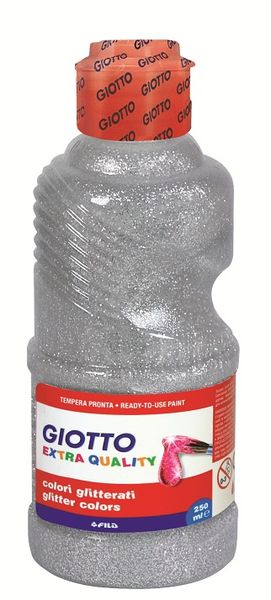 Giotto Glitter Paint 250ml - Silver