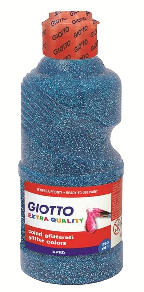 Giotto Glitter Paint 250ml - Cyan