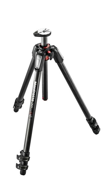 Manfrotto 055 Carbon Fibre 3-Section Tripod Black