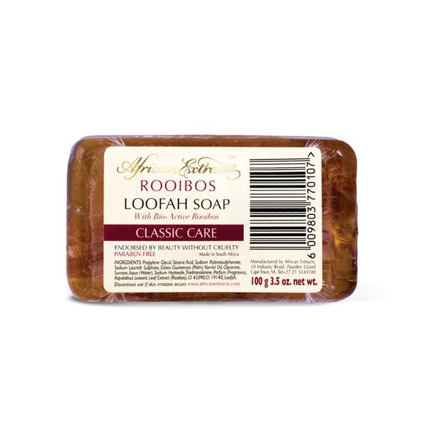 African Extracts Classic Care Glycerine Soap with Loofah