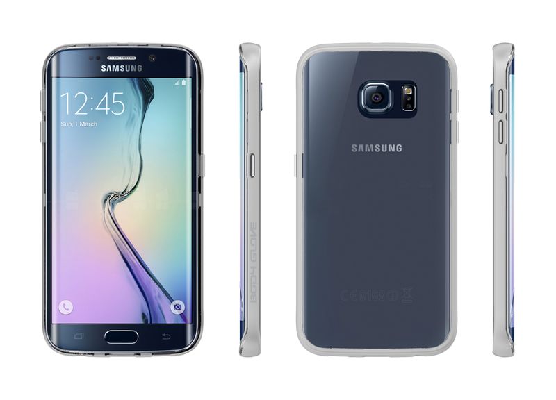 Body Glove Clownfish Aluminum Case for Galaxy S6 Edge - Clear &amp; White