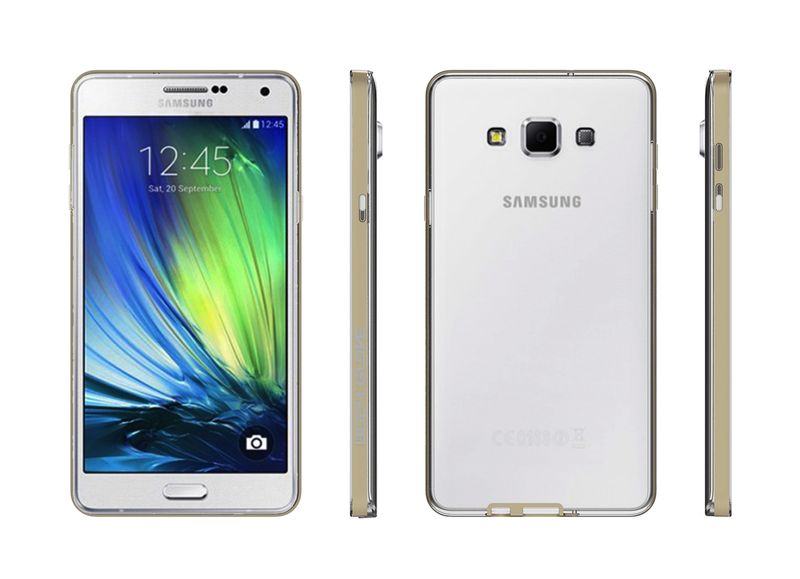 Body Glove Clownfish Aluminum Case for Samsung A7 - Clear &amp; Gold