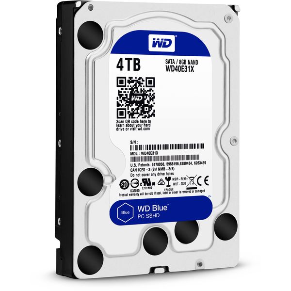 WD 4TB Blue SSHD 3.5" SATA3 Internal Hard Drive