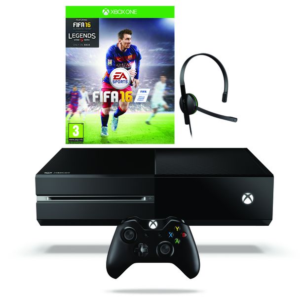 Xbox One 500GB Console with Fifa 16 Disc (Xbox One)