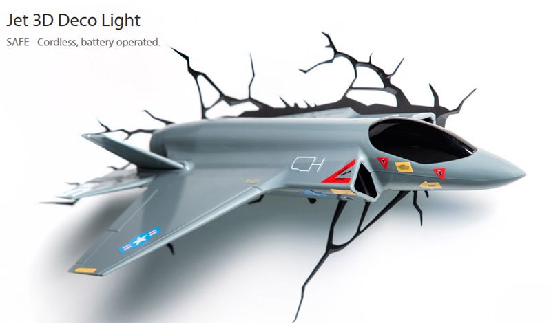 3D Lights - Fighter Jet
