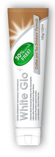 White Glo Toothpaste Coffee &amp; Tea