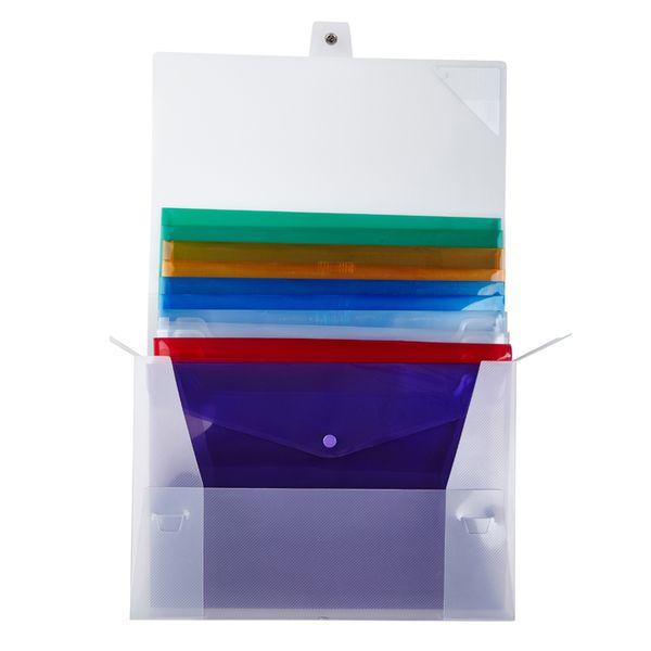 Meeco Carry Folder Storage Box with 12 Carry Folders