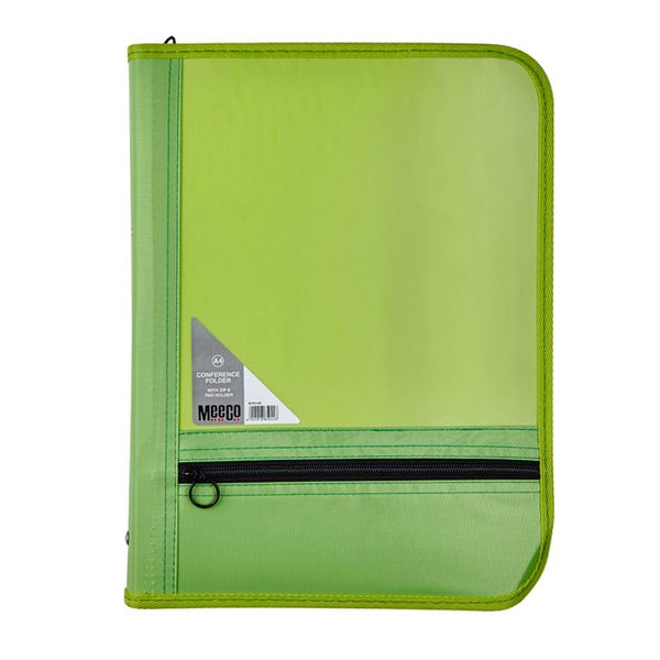 Meeco Conference Folder - Bright Green