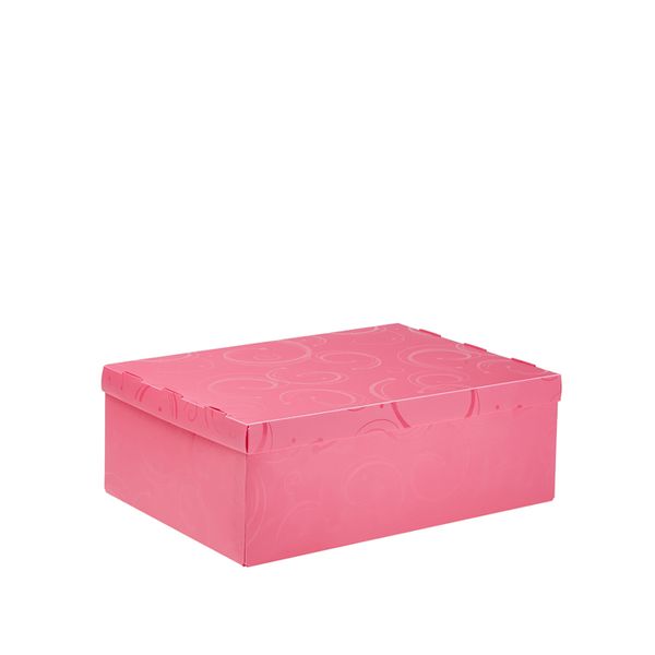 Meeco Creative Collection P.P Foolscap Size Storage Box - Pink