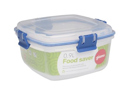 Gizmo - Plastic Food Storage Clip Container - 900ml