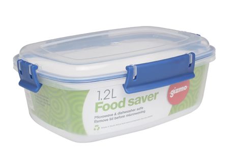 Gizmo - Plastic Food Storage Clip Container - 1.2 Litre