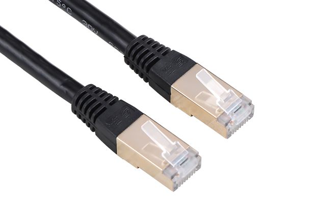 UGreen 11273 CAT7 FTP Ethernet 10m Round Cable-BK