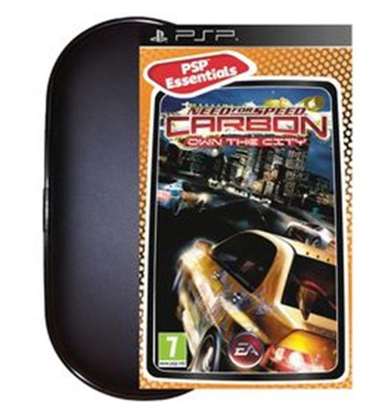 PSP Case (Black) + Need For Speed Carbon (PSP)