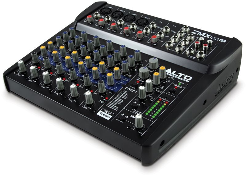 Alto Professional ZMX122FX - 8-Channel Compact Mixer With Effects