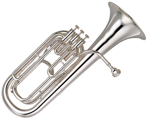 Mason AL-324PN 3 Piston Baritone Horn With Case - Nickel