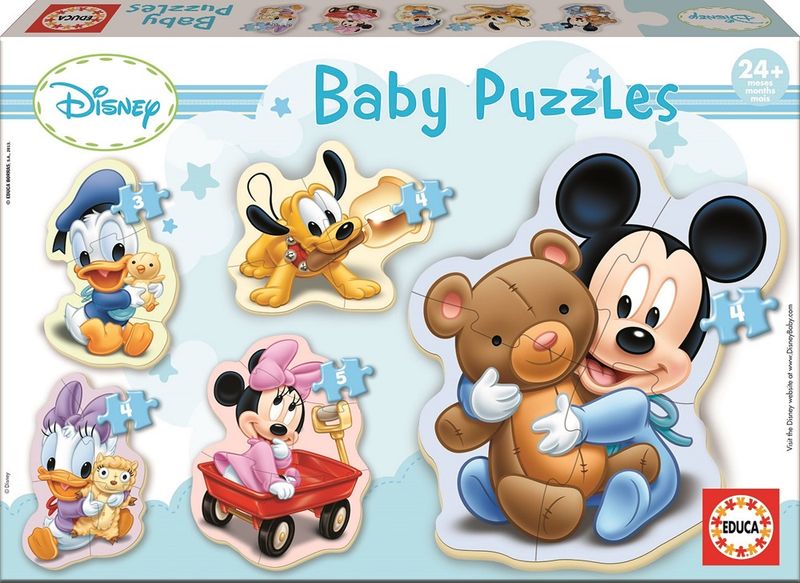 Educa Baby 5-in-1 Puzzle - Mickey