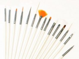Nail Art Brush Set 15 Piece