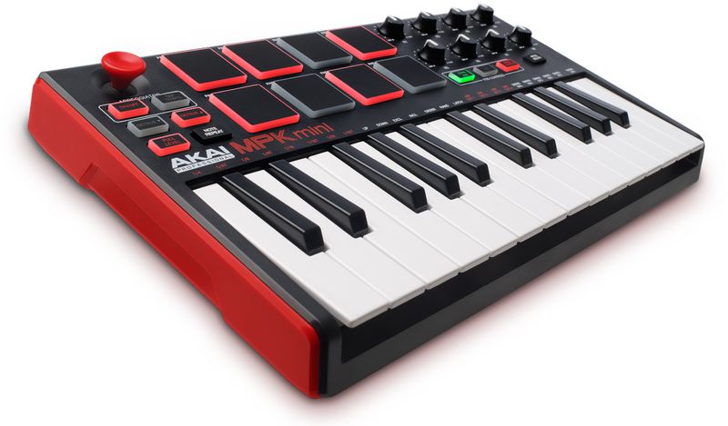 Akai Professional MPK MINI MKII 25-Key Ultra-Portable Compact USB MIDI Keyboard And Pad Controller