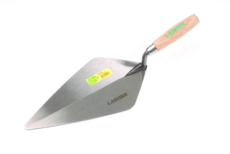 Lasher Tools - Brick Trowel With Wooden Handle - 300Mm