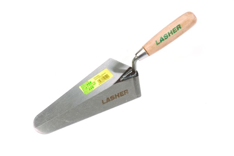 Lasher - Gauging Trowel With Wooden Handle - 200mm