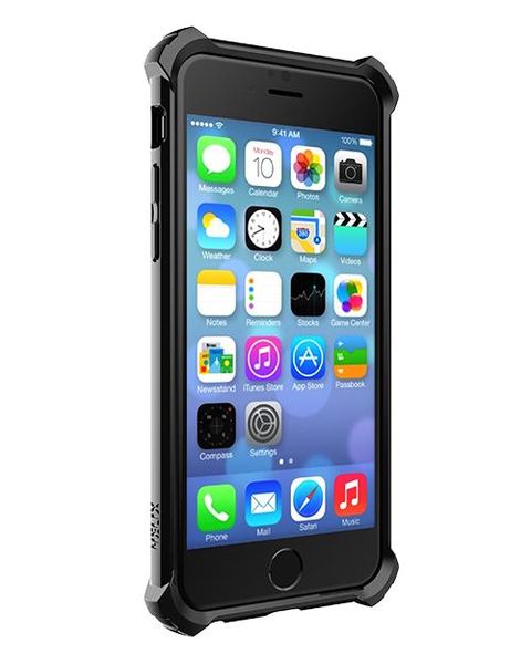 SwitchEasy Helix TPU + PC Shock Proof Case for iPhone 6 - Stealth Black