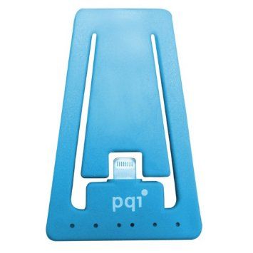 PQI 30cm i-Cable 30cm Flat and Stand - Blue