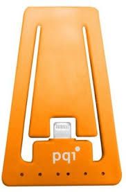PQI 30cm i-Cable 30cm Flat and Stand - Orange