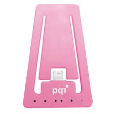 PQI 30cm i-Cable 30cm Flat and Stand - Pink