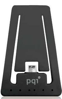 PQI 30cm u-Cable Flat with Stand - Black