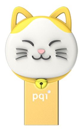 PQI 32GB iConnect 303 Flash Drive - Gold