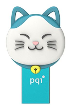 PQI 32GB iConnect 303 Flash Drive - Blue