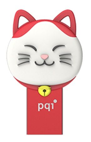 PQI 32GB iConnect 303 Flash Drive - Red