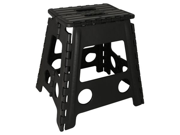 Marco Folding Step-Up Chair - Black