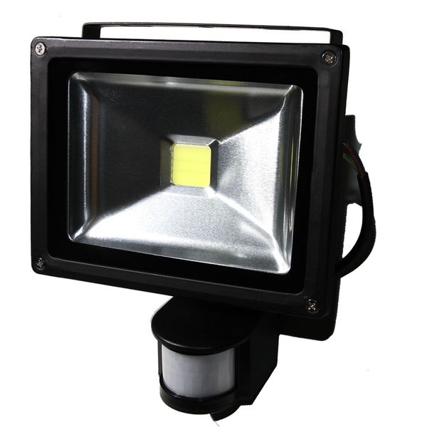 Flood Light 30W Motion Sensor - Black