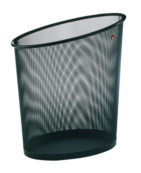 Alba Round Wastebasket - Black