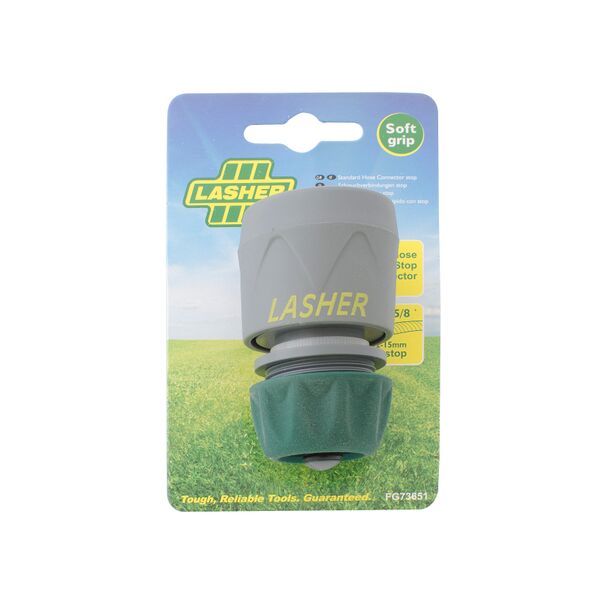 Lasher - Hose Fitting Connect With Stop - 12mm