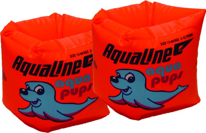 Aqualine - Roll Up Armbands Orange (Size: 2-12 years)