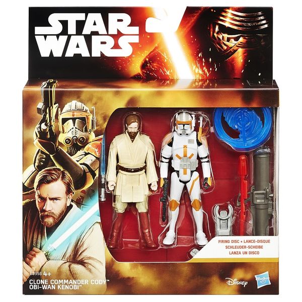 Star Wars Episode 7 Figure 2 Pack - Clone Commander Cody &amp; Obi-Wan Kenobi