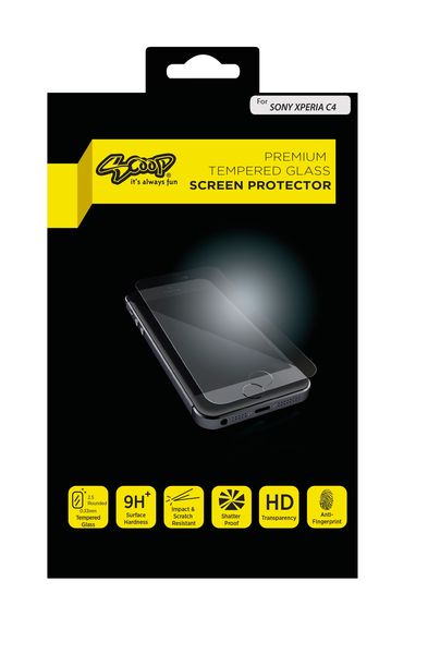 Scoop Tempered Glass For Sony Xperia C4