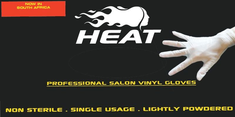 Heat Pro Salon Vinyl Gloves - 20 Pairs