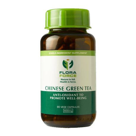 Flora Force Chinese Green Tea 90, Asian Tea Tablets