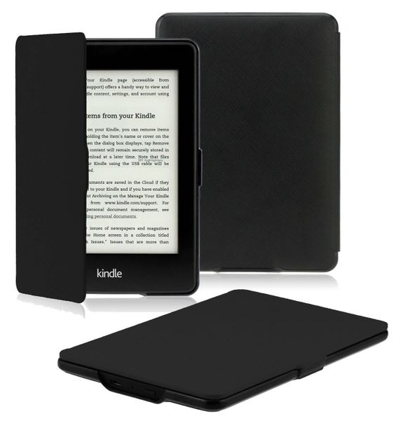Hardshell Magnetic Case for Amazon Kindle PaperWhite - Black