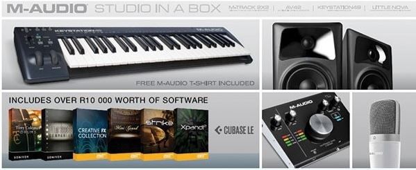 M-Audio Studio In a Box Complete Studio Package