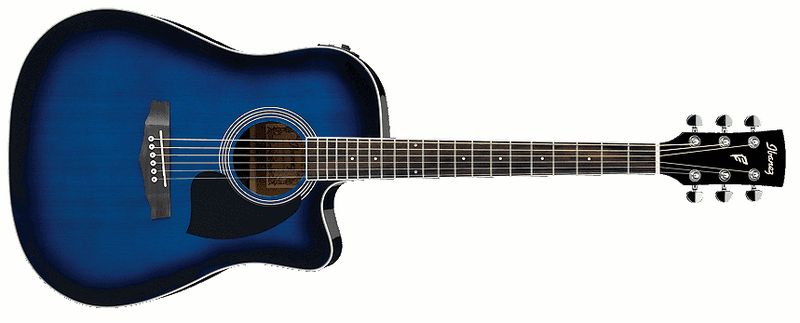 Ibanez PF Series PF15ECE-TBS Acoustic Electric Guitar