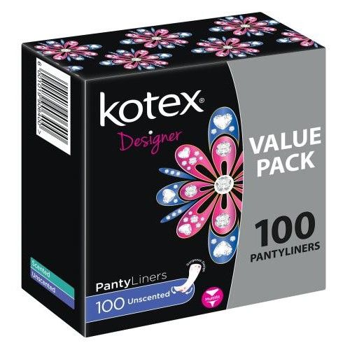 Kotex Panty liners Unscented Pack of 100 Buy Online in South Africa