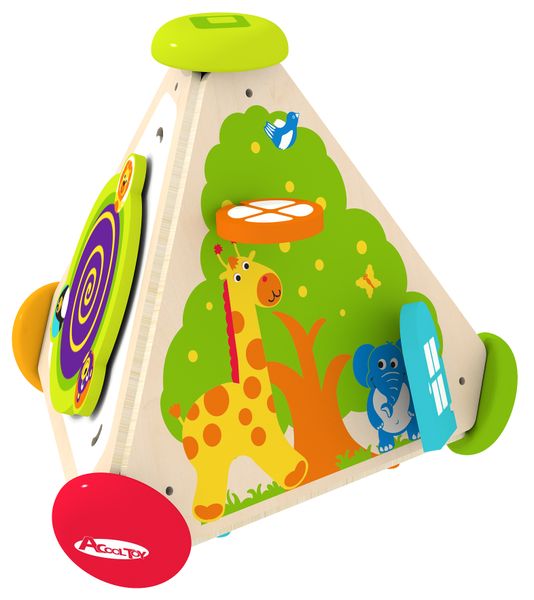 Jeronimo - Wooden 4-In-1 Animal Play Pyramid