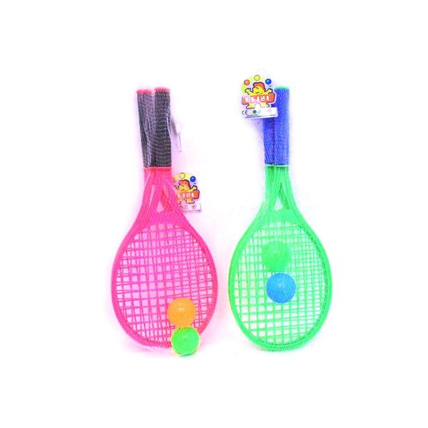 Racquet &amp; Ball Set (Plastic Tennis)